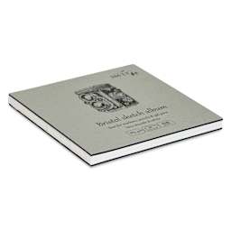 SMLT Art Layflat Bristol Pad, laying flat showing binding