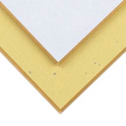 Aitoh Hosho Paper Shikishi Boards - 4-3/4" x 5-1/4", Pkg of 50, front and back of board