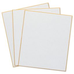 Aitoh Hosho Paper Shikishi Boards - 7" x 8-1/4", Pkg of 3