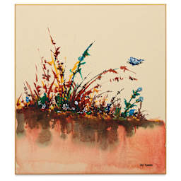 Aitoh Torinoko Paper Shikishi Boards - 9-1/2" x 10-3/4", Pkg of 2, finished artwork