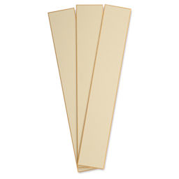 Aitoh Torinoko Paper Shikishi Boards - 2-1/5" x 14-1/4", Pkg of 3