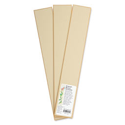 Aitoh Torinoko Paper Shikishi Boards - 2-1/5" x 14-1/4", Pkg of 3, with packaging label