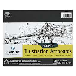 Canson Plein Air Illustration Art Board Pad - 10" x 8", 10 Sheets (front cover)