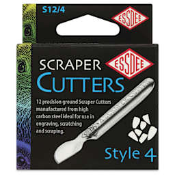 Essdee Scratchboard Scraper Cutters - Style 4, Pkg of 12 - front of packaging