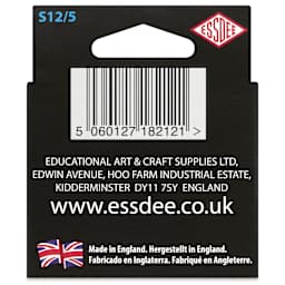 Essdee Scratchboard Scraper Cutters - Style 5, Pkg of 12 - back of packaging