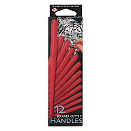 Essdee Scratchboard Scraper Handles - Pkg of 12 - front of packaging