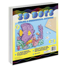 Total Art Cooperative 3D Dots - Pkg of 200 - front of packaging, angled