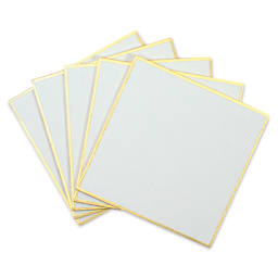 Yasutomo Japanese Shikishi Boards - Gasen, 3" x 3", Pkg of 5