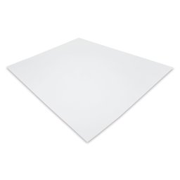 Essdee Scraperboard - 19" x 24", White, Un-Inked - angled