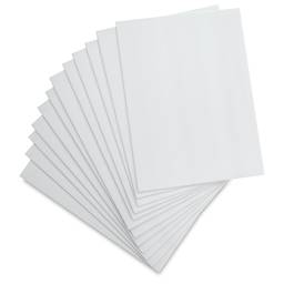 Scratch-Art Scratch-Foam Soft Surface Printing Board - 12 sheets shown stacked in fan