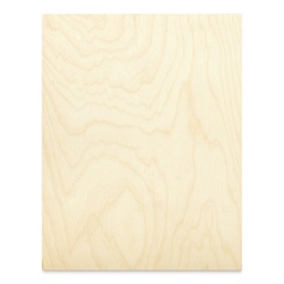 Midwest Studio Birch Artist Panels - Front view of panel

