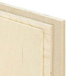 Midwest Studio Birch Artist Panels - Various profiles of panels shown upright
