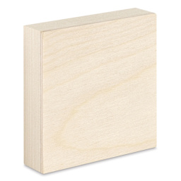 American Easel Wood Painting Panel - 3" x 3" x 3/4", Economy Panel
