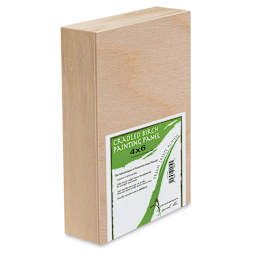 American Easel Wood Wood Painting Panel - 4" x 6" x 1-5/8", Deep Panel