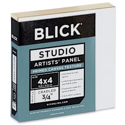 Blick Studio Artists' Board - 4" x 4" x 3/4", Traditional angled