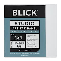 Blick Studio Artists' Board - 4" x 4" x 3/4", Traditional