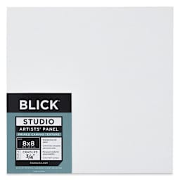 Blick Studio Artists' Board - 8" x 8" x 3/4", Traditional