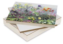 Blick Studio Artists' Panels - Three different profile panels shown with one painted