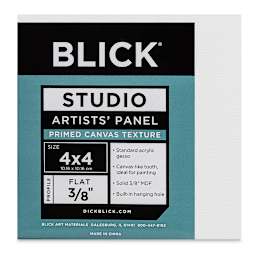 Blick Studio Artists' Board - 4" x 4" x 3/8", Flat front