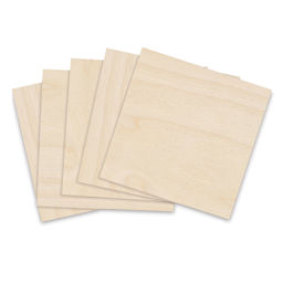 Birch Panel Pack - 10" x 10" x 1/8", Pkg of 5