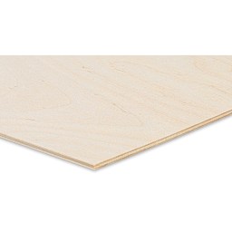 Baltic Birch Panels - Closeup of panel corner to show thickness