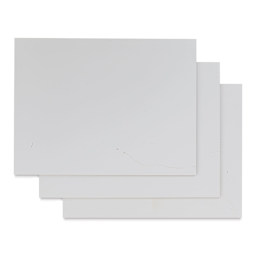 Ampersand Encausticbord - 6" x 8" x 1/8", Flat, Pkg of 3 out of package