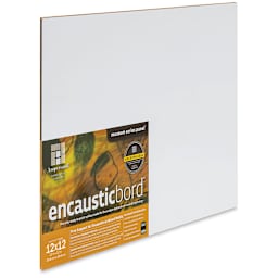 Ampersand Encausticbord - 12" x 12" x 1/4", Flat