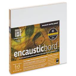 Ampersand Encausticbord - 5" x 5" x 7/8", Cradled