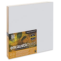 Ampersand Encausticbord - 12" x 12" x 1-1/2", Cradled
