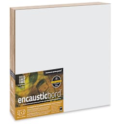 Ampersand Encausticbord - 12" x 12" x 2-1/8", Cradled