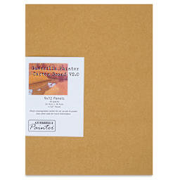 Guerrilla Painter Carton Plein Air Panel Pack - 9" x 12" x 1/32", Pkg of 6 front of packaging