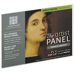 Ampersand Value Series Artist Panel - Smooth, 5" x 7", 1/8" Profile