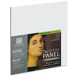 Ampersand Value Series Artist Panel - Smooth, 8" x 8", 3/8" Profile