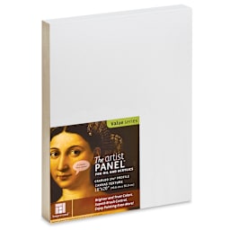 Ampersand Value Series Artist Panel - Textured, 16" x 20", 1-1/2" Cradle