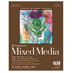 Strathmore 400 Series Mixed Media Pad - 11" x 14", 15 Sheets, front cover