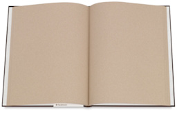 Strathmore Hardbound Toned Sketch Journal -  Open journal showing Warm Tan pages