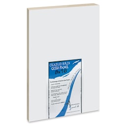 American Easel Gessoed Wood Painting Panel - 8" x 16", 7/8" Cradle