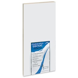 American Easel Gessoed Wood Painting Panel - 10" x 20", 7/8" Cradle