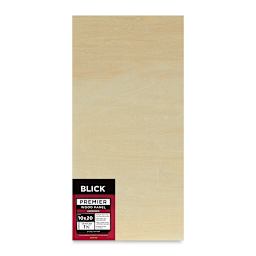 Blick Premier Wood Panel - 10'' x 20'', 1-1/2'' Gallery Profile, Cradled (front)
