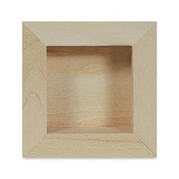 Blick Premier Wood Panel - 4'' x 4'', 1-1/2'' Gallery Profile, Cradled (back)