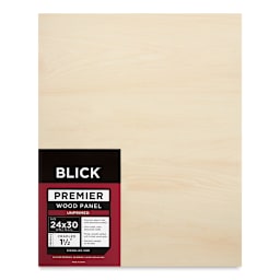 Blick Premier Wood Panel - 24'' x 30'', 1-1/2'' Gallery Profile, Cradled (front)