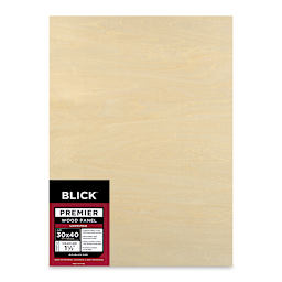 Blick Premier Wood Panel - 30'' x 40'', 1-1/2'' Gallery Profile, Cradled (front)