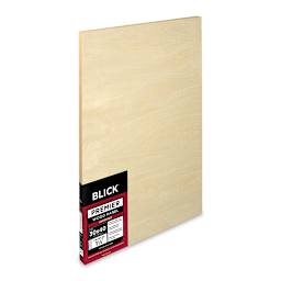 Blick Premier Wood Panel - 30'' x 40'', 1-1/2'' Gallery Profile, Cradled (side view)