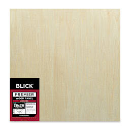 Blick Premier Wood Panel - 36'' x 36'', 1-1/2'' Gallery Profile, Cradled (front)