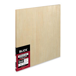 Blick Premier Wood Panel - 36'' x 36'', 1-1/2'' Gallery Profile, Cradled (side view)