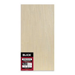 Blick Premier Wood Panel - 10'' x 20'', 7/8'' Traditional Profile, Cradled (front)