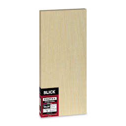 Blick Premier Wood Panel - 10'' x 20'', 7/8'' Traditional Profile, Cradled (side view)