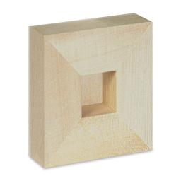 Blick Premier Wood Panel - 4'' x 4'', 7/8'' Traditional Profile, Cradled (back)