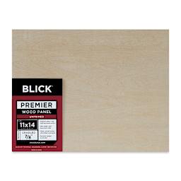 Blick Premier Wood Panel - 11'' x 14'', 7/8'' Traditional Profile, Cradled (front)