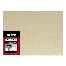 Blick Premier Wood Panel - 12'' x 16'', 7/8'' Traditional Profile, Cradled (front)